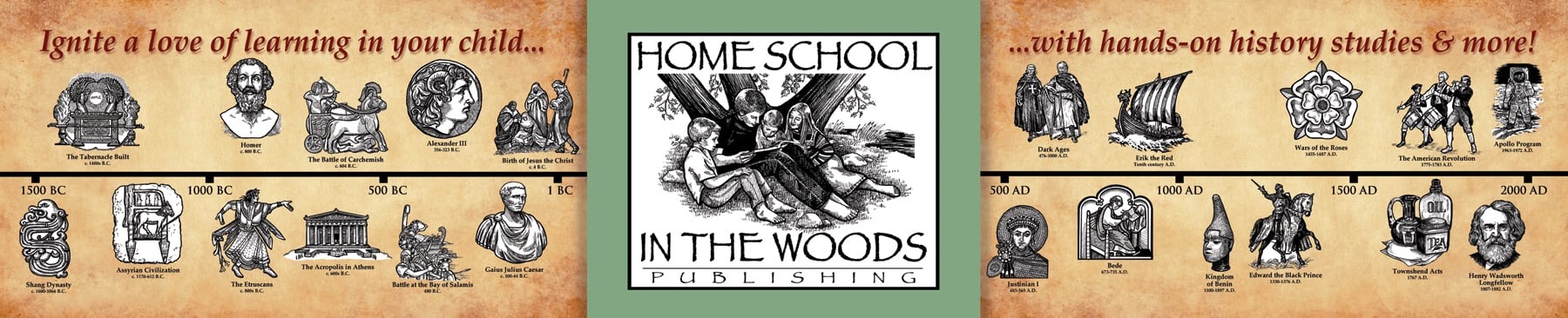 homeschool in the woods